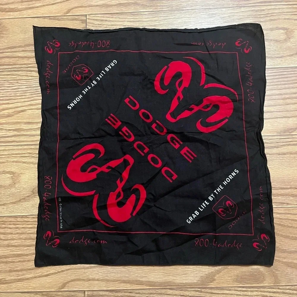 Vintage Dodge Ram Scarf / Handkerchief